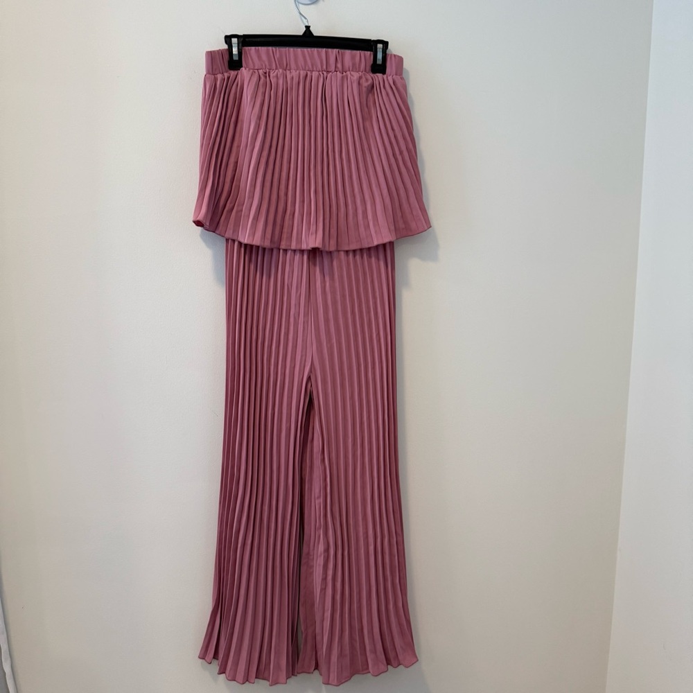 BTFBM Rose Strapless Jumpsuit Size Small #Lux-G